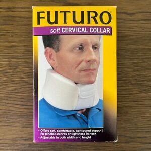 Futuro Soft Cervical Collar Adjustable Neck Support Brace White 272600 L0120 Vtg